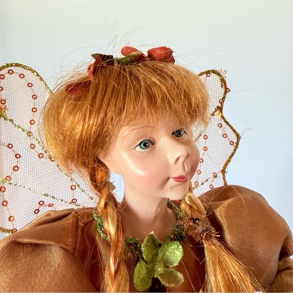 Winward Holidays Autumn Leaves Fairy Pixie Doll Katherine’s Coll 14” Posable - Picture 5 of 14